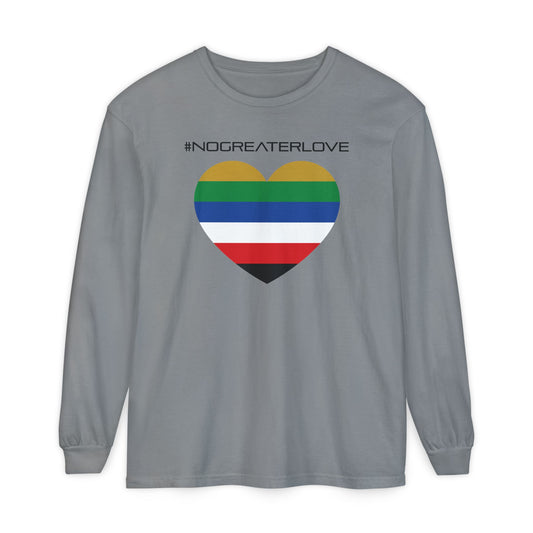 #NOGREATERLOVE Heart - Long Sleeve Tee