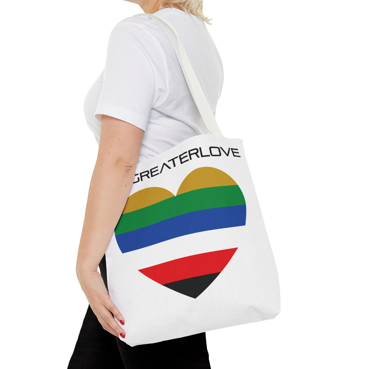 #NOGREATERLOVE Heart - Tote Bag