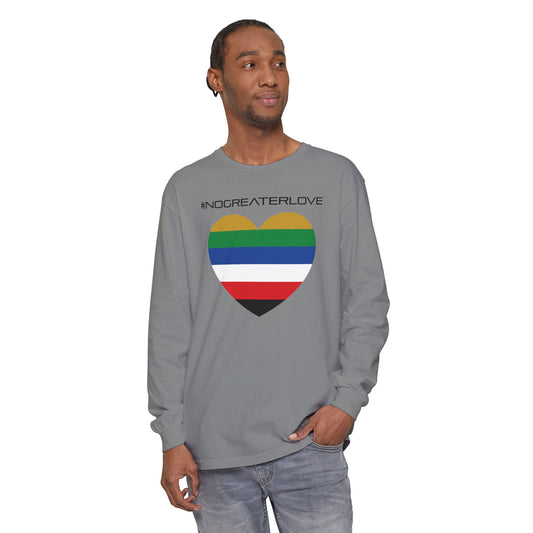 #NOGREATERLOVE Heart - Long Sleeve Tee