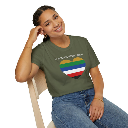 #NOGREATERLOVE Heart - T-Shirt